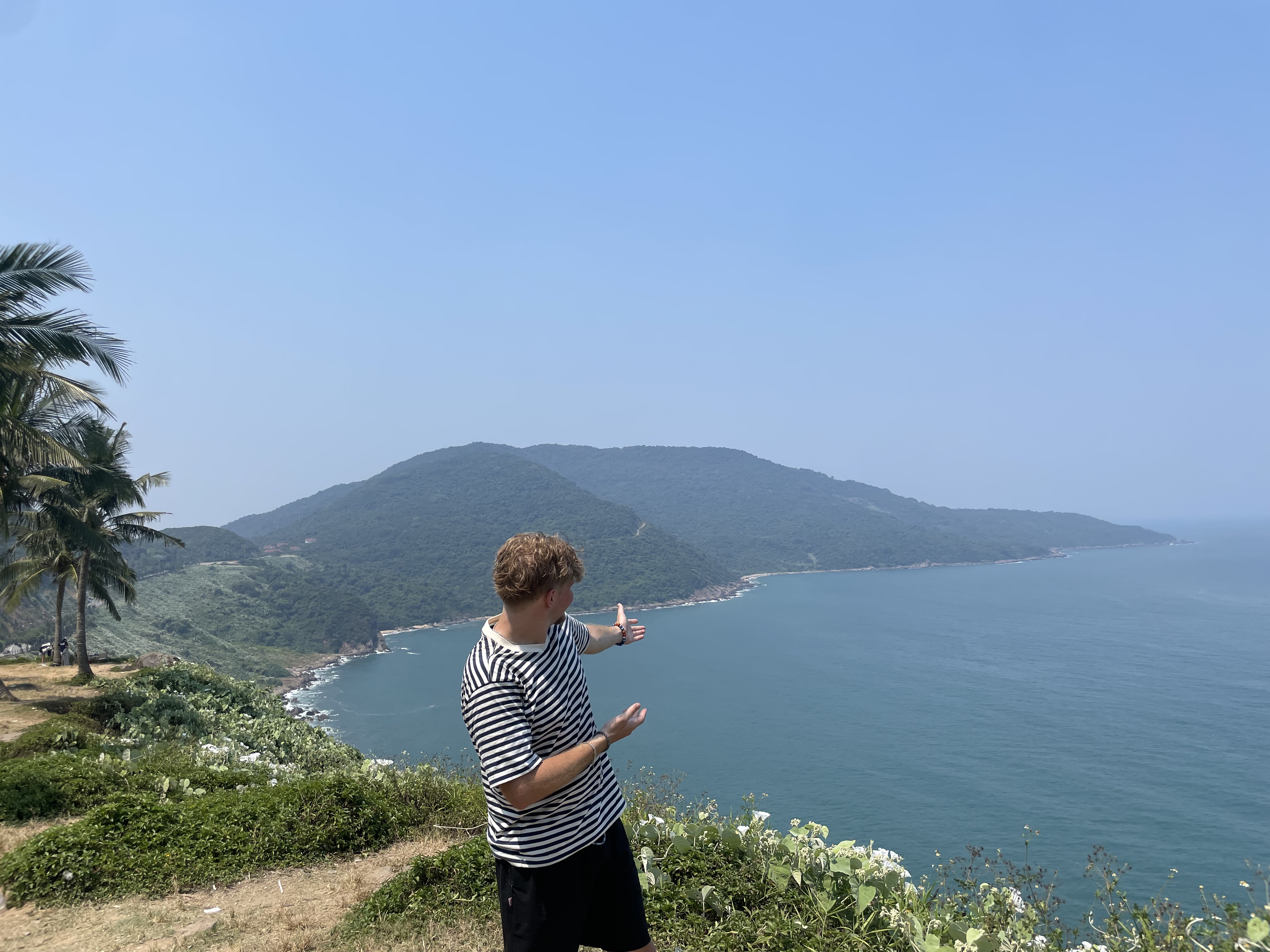 Looking out over Vietnam coastline